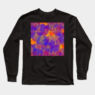 Layers of Primary Colors Abstract Long Sleeve T-Shirt